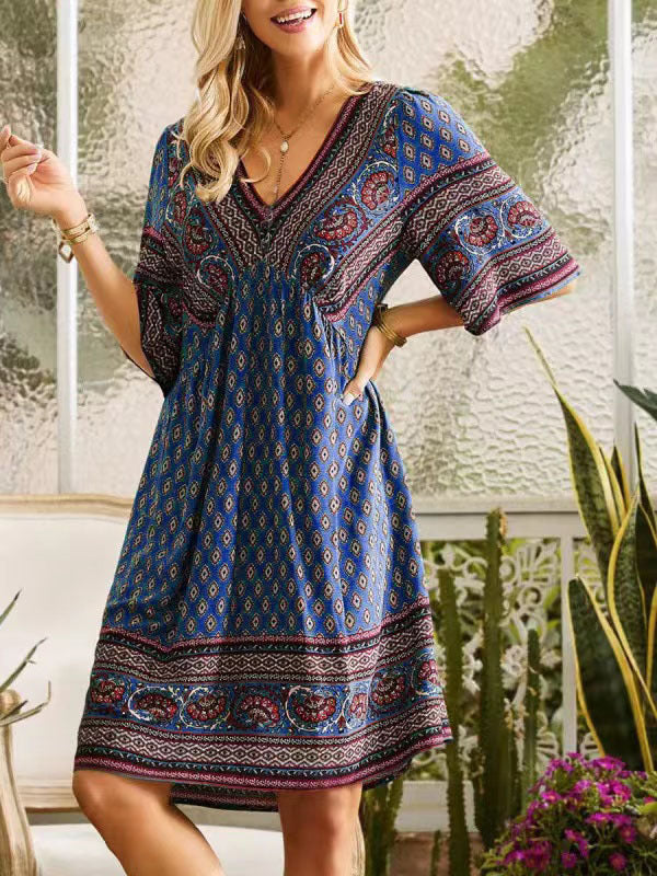 Summer New Ethnic Style Dress for Women