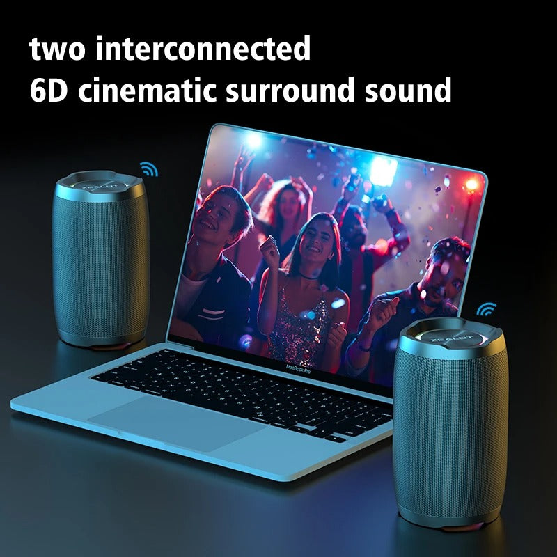 Zealot S49 20W Portable Bluetooth Speaker with 360° Sound