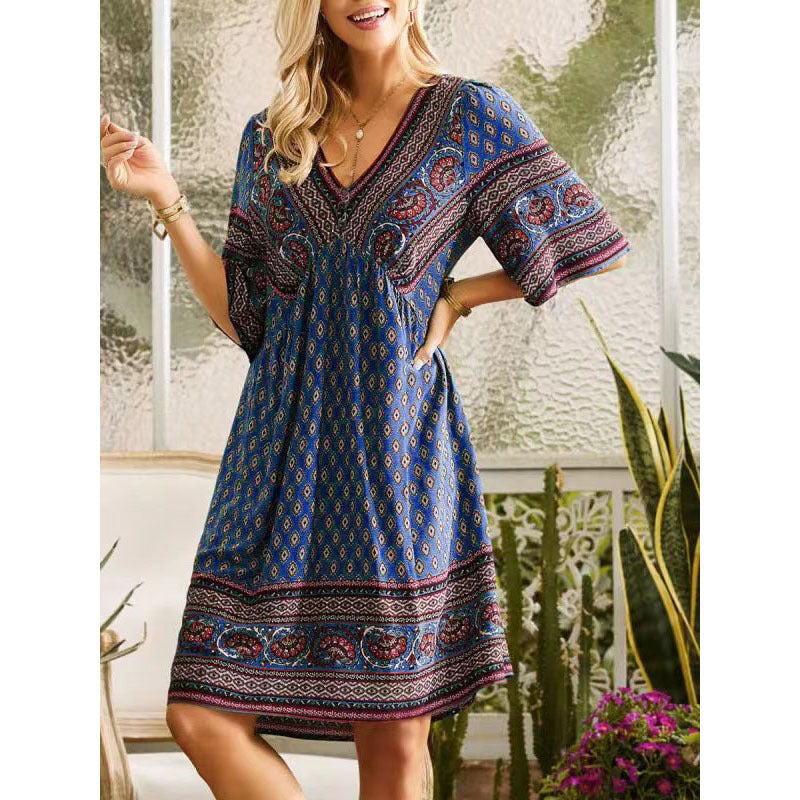 Summer New Ethnic Style Dress for Women