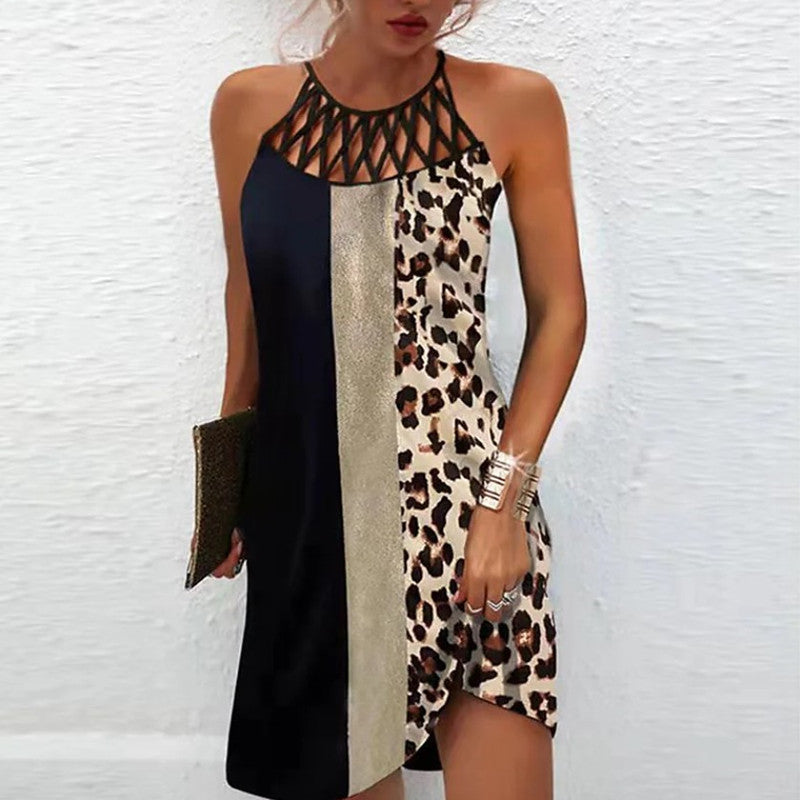 Women's Casual Dress with Ethnic Print Design