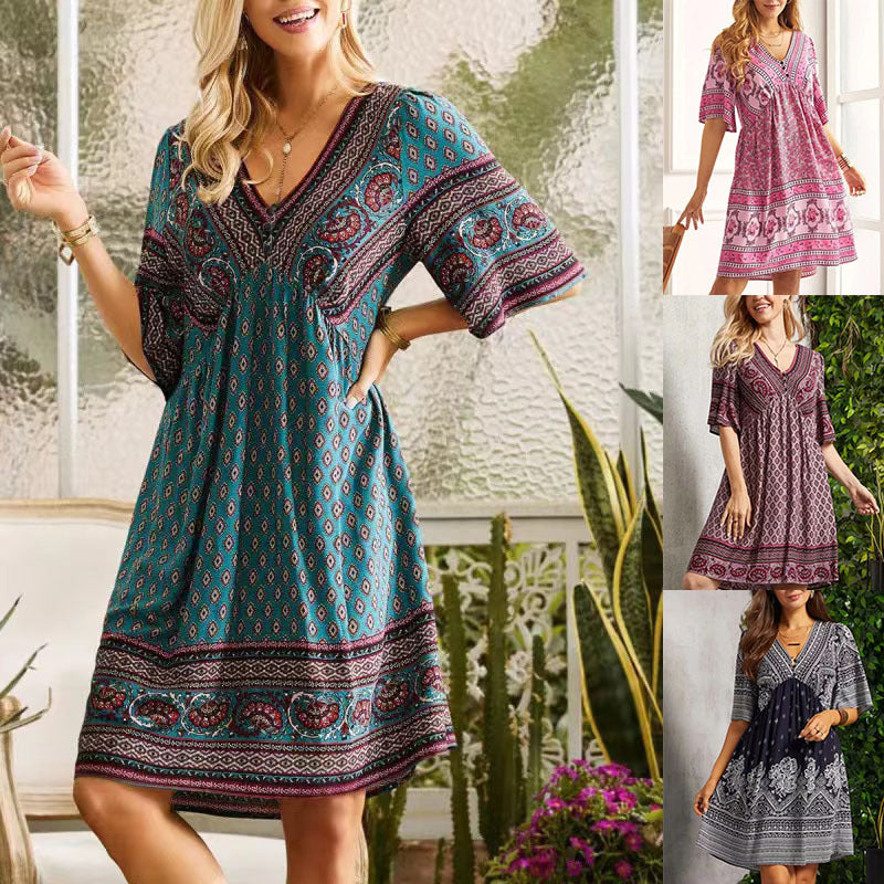2023 Summer New Ethnic Style Dress for Women