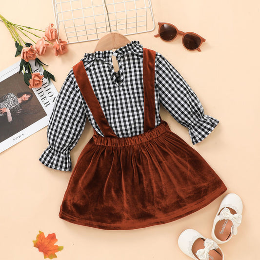 Girl's Spring and Autumn Skirt Cover