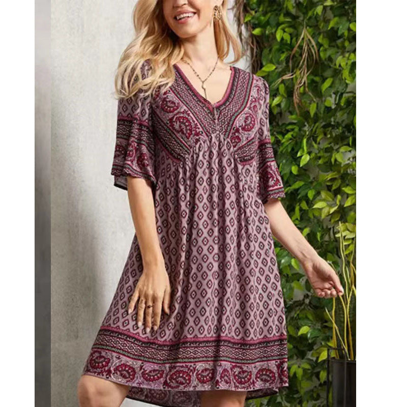 Summer New Ethnic Style Dress for Women