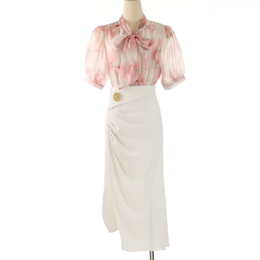 Elegant Irregular Slit Skirt for Women