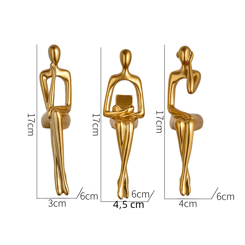 Wow House Original Design Abstract Figurine for Home Decor