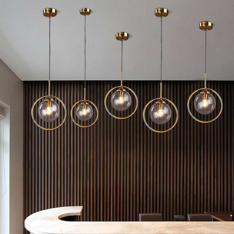 Nordic Modern Minimalist Glass Pendant Light