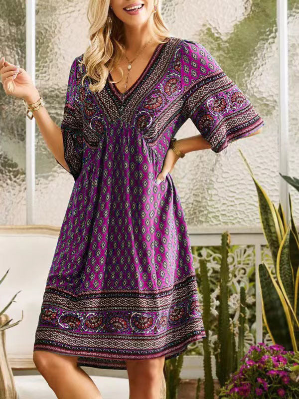 Summer New Ethnic Style Dress for Women